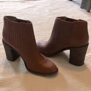 Madewell Brazilian leather ankle boots, tan/brown, size 7.5